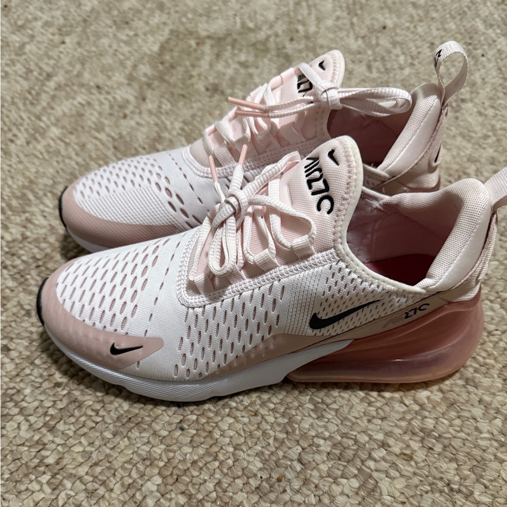 Women’s Nike Air Max 270! Worn once! Size 8. My usual size but too small. No box